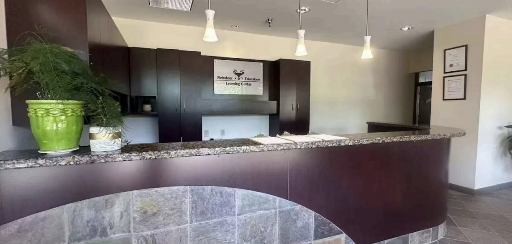 Original Reindeer Education reception desk